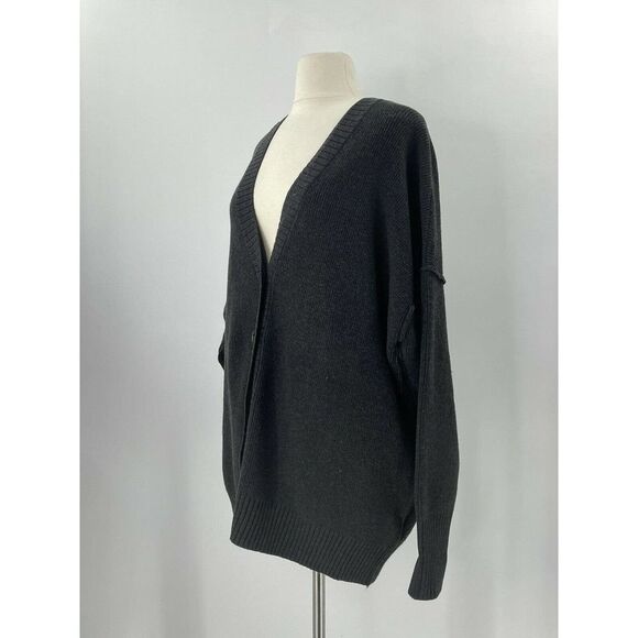 Free People East Side Oversized V-neck  Cardigan - Picture 6 of 12
